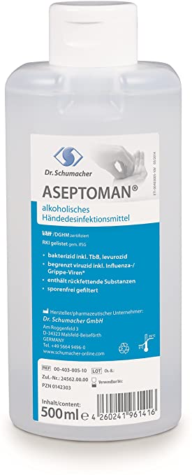 Dr.Schumacher Aseptoman Händedesinfektionsmittel 150 ml