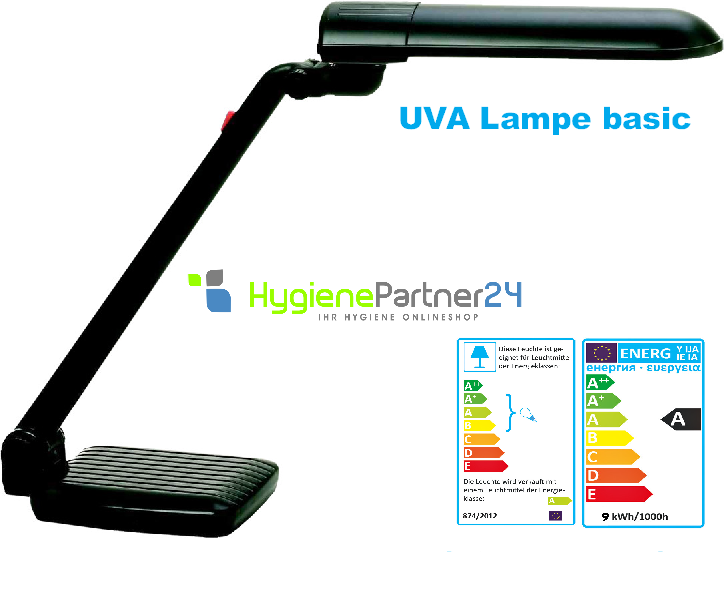 UV-A Licht Lampe zur Kontrolle der Händedesinfektion - Hygiene