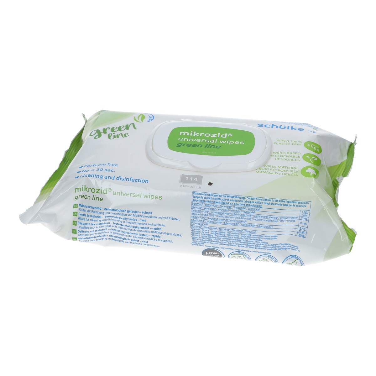 schülke mikrozid universal wipes green line premium Materialverträglich