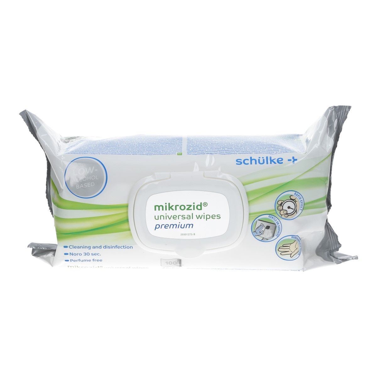 Schülke Mikrozid universal wipes premium Softpack 100 Tücher Desinfektionstücher Flächendesinfektion 