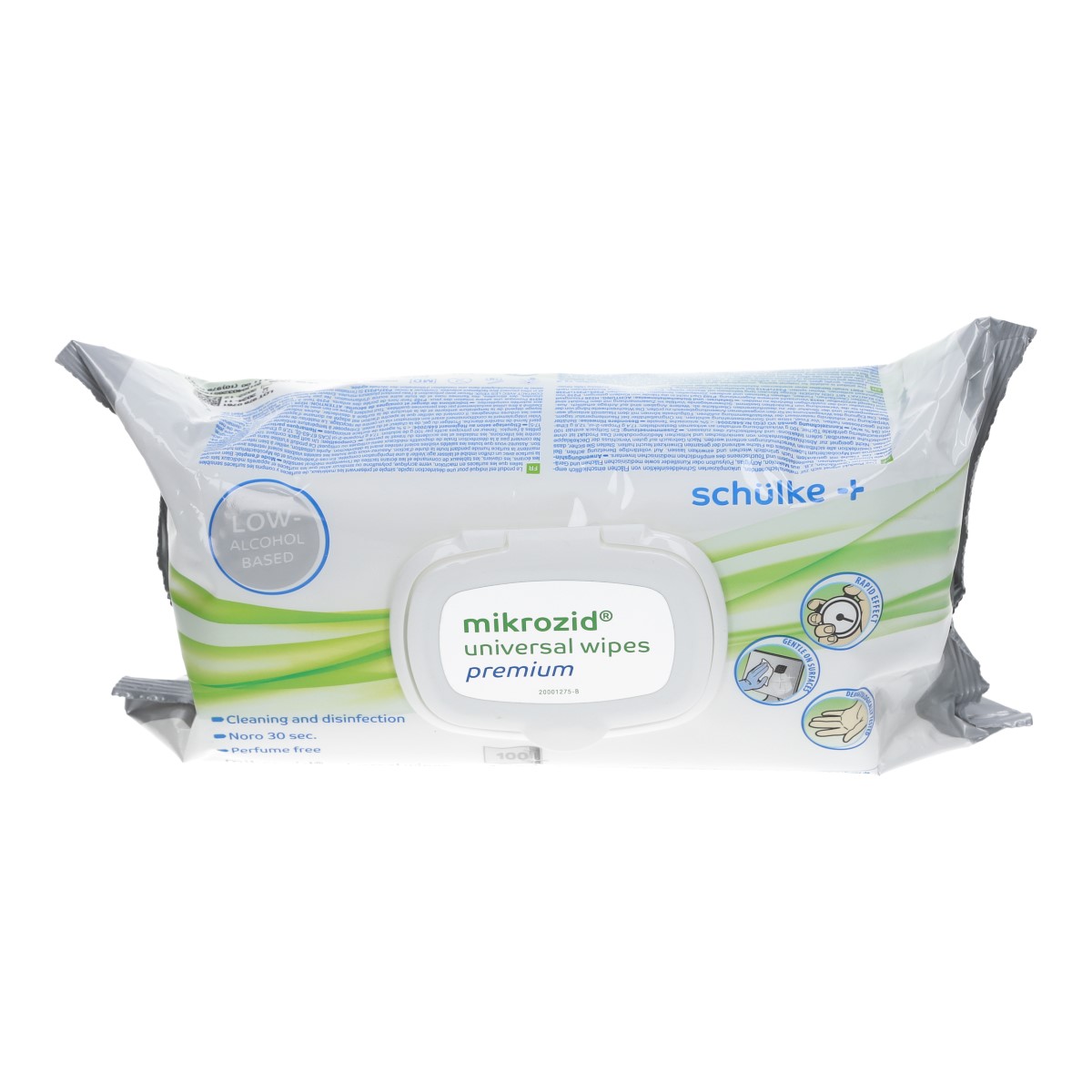 Schülke Mikrozid universal wipes premium Softpack 100 Tücher Desinfektionstücher Flächendesinfektion 
