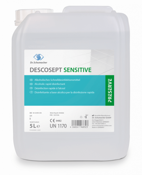 descosept sensitive 5L als Schnelldesinfektion