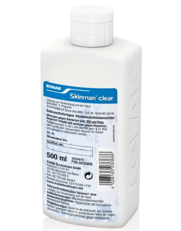 Ecolab skinman clear 500ml zur Händedesinfektion 2