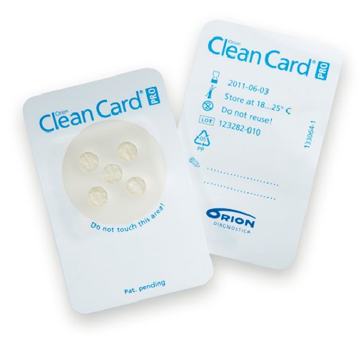 clean card pro Teststreifen Schnelltest