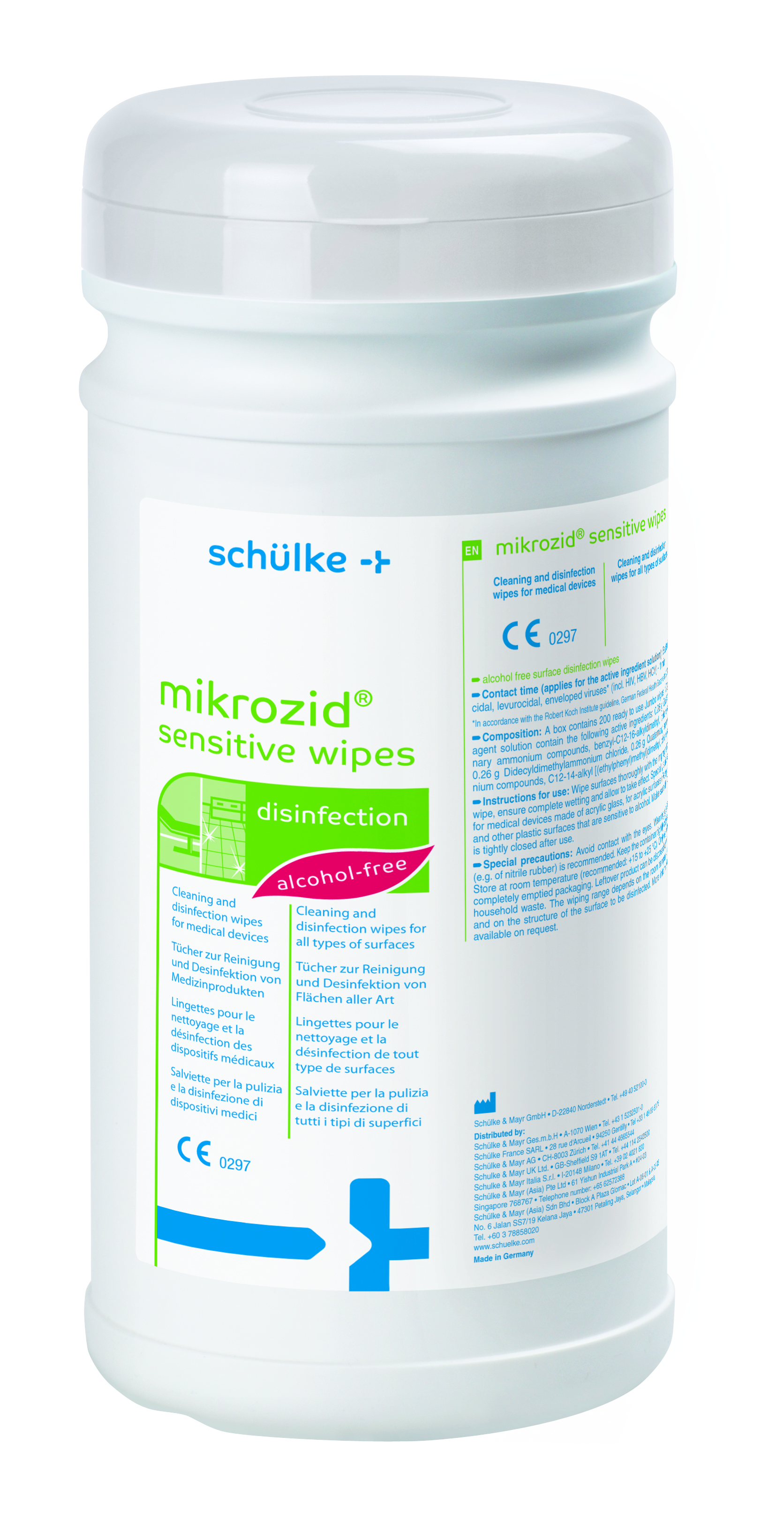 mikrozid sensitive wipes box zur Flächendesinfektion