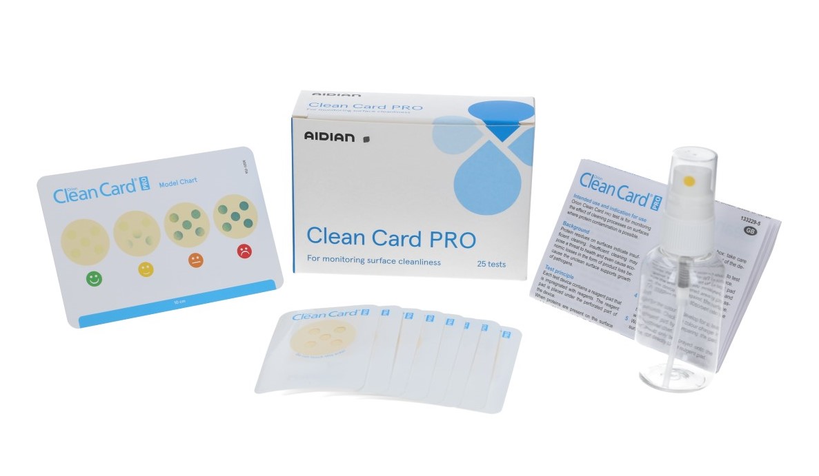 clean card keimindikatoren starter kit proteintest set