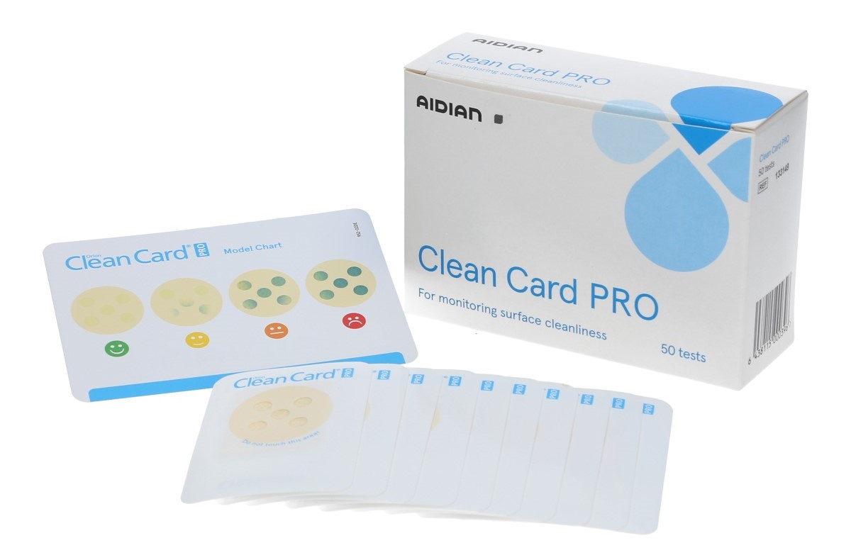 Clean Card Keimindikatoren pack pro proteintest eigenkontrolle